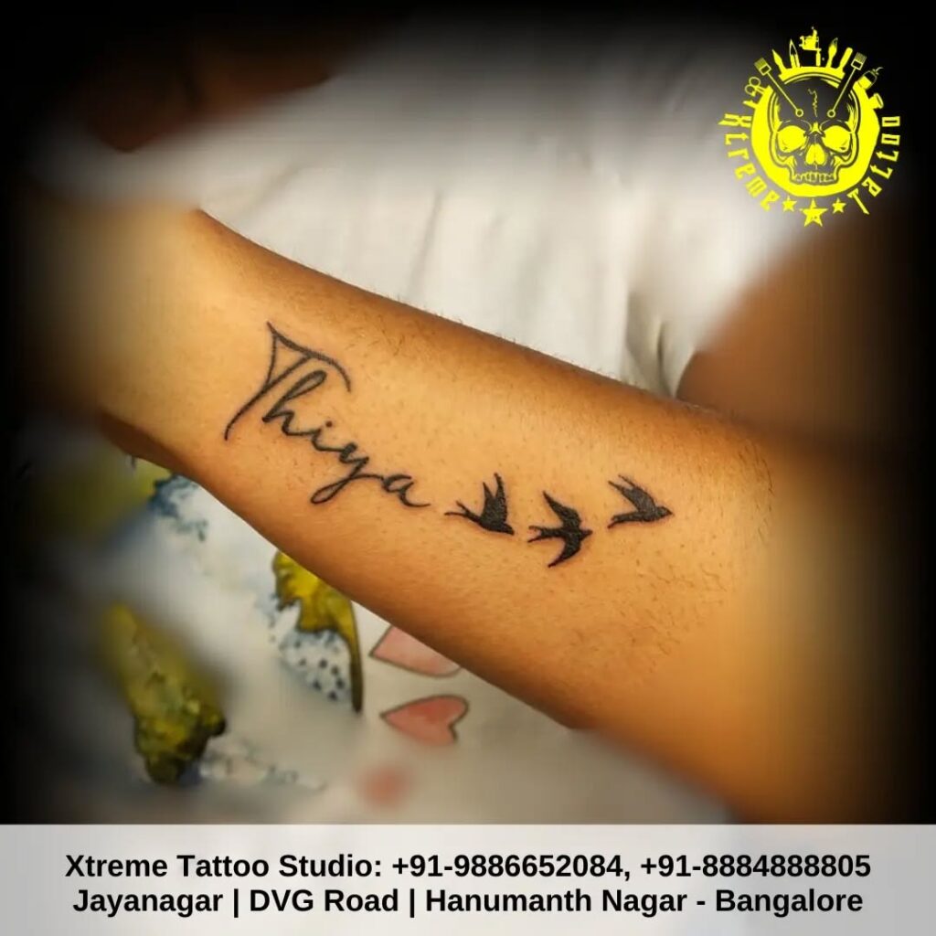 🖌️Artist Navin__Planning to get your name on your hand pr your loved one_s_ _xtreeme_tattoo_studio is your perfect destination. Visit us now__xtremeta(